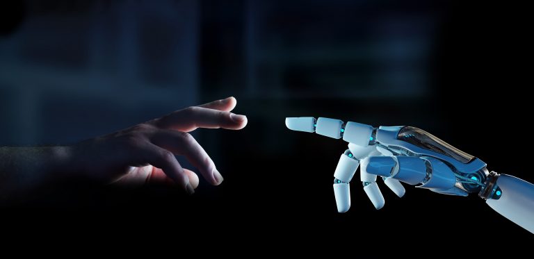 white-cyborg-finger-about-touch-human-finger-3d-rendering-2